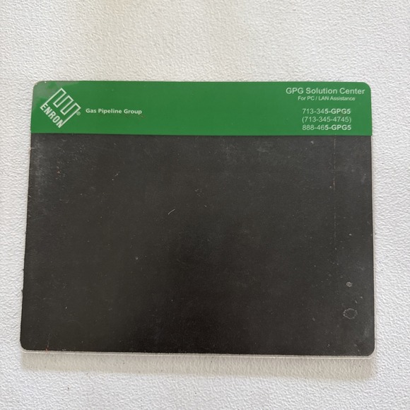 Enron Gas Pipeline Group Mouse Pad